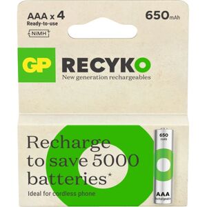GP Batterien ReCyko Pro GPRCK65AAA082C2 Haushaltsbatterie - Wiederaufladbar AAA NiMH GP Batterien ReCyko Pro GPRCK65AAA082C2 Haushaltsbatterie - Wiederaufladbar AAA NiMH