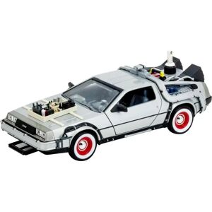 Welly DeLorean DMC 12 Argent 1/24 Échelle - Retour vers le Futur Modèle Diecast - Publicité Welly DeLorean DMC 12 Argent 1/24 Échelle - Retour vers le Futur Modèle Diecast - Publicité