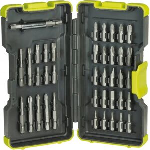 Ryobi RAK40SD 40-Piece Screwdriver and Bit Set - Shock-Resistant Case Ryobi RAK40SD 40-Piece Screwdriver and Bit Set - Shock-Resistant Case