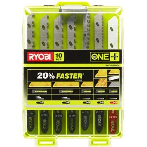 Ryobi RAK10JSBWM 10-Piece Jigsaw Blade Set - Power Tool Accessories Ryobi RAK10JSBWM 10-Piece Jigsaw Blade Set - Power Tool Accessories