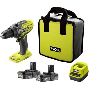 Perforatrice a percussione cordless Ryobi - 24+1 Coppia, Luce LED, 2 Batterie Perforatrice a percussione cordless Ryobi - 24+1 Coppia, Luce LED, 2 Batterie