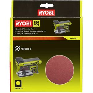 Ryobi SD150A10 - 10 Abrasive Discs 150mm Grit 80 Ryobi SD150A10 - 10 Abrasive Discs 150mm Grit 80