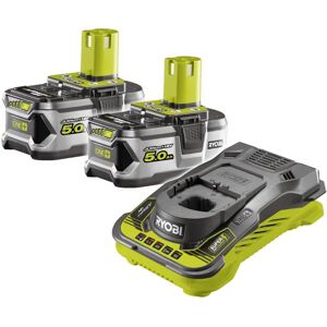 Juego de batería y cargador Ryobi RC18150-250 - 18V 5Ah Ion de litio Juego de batería y cargador Ryobi RC18150-250 - 18V 5Ah Ion de litio