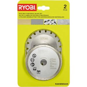 Ryobi RAKMMS02K Multi Material Saw Blades - Kit of 2 Ryobi RAKMMS02K Multi Material Saw Blades - Kit of 2