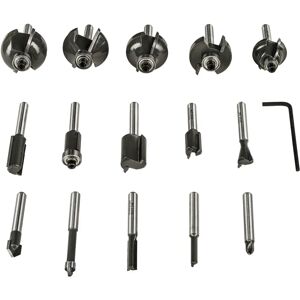 Ryobi Set of 15 Router Bits - Set of Router Bits for Woodworking Ryobi Set of 15 Router Bits - Set of Router Bits for Woodworking