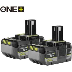 Ryobi RB1850X2 18V ONE+ 5.0AH Lithium+ Battery Twin Pack - Battery Pack Ryobi RB1850X2 18V ONE+ 5.0AH Lithium+ Battery Twin Pack - Battery Pack