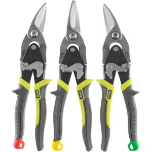 Cisailles universelles en acier Ryobi - Ensemble de 3 Cisailles universelles en acier Ryobi - Ensemble de 3