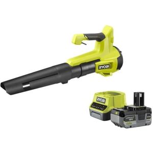 Soplador de hojas con batería Ryobi - 18V ONE+ 160 km/h, 4.0 Ah Soplador de hojas con batería Ryobi - 18V ONE+ 160 km/h, 4.0 Ah