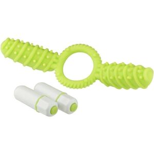 Dream Toys Neon Cockring - Vibrador doble - Verde Dream Toys Neon Cockring - Vibrador doble - Verde
