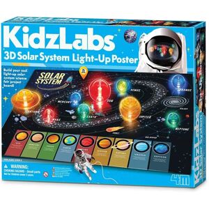 KidzLabs 3D Solar System Light-Up Poster - Educational & Fun KidzLabs 3D Solar System Light-Up Poster - Educational & Fun