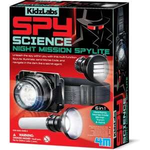 4M Luz de Misión Nocturna de Espía - Kit de Misión de Espía para Jugar 4M Luz de Misión Nocturna de Espía - Kit de Misión de Espía para Jugar