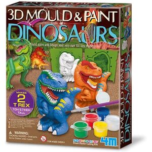 4M Dinosaur Toy Kit - Create & Paint 3D Dino 4M Dinosaur Toy Kit - Create & Paint 3D Dino