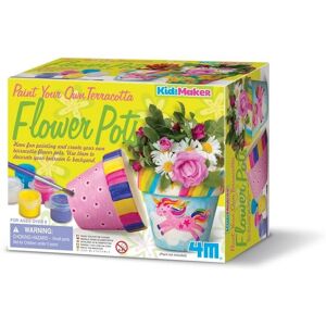 KidzMaker Model: 4M Paint Your Own Terracotta Flower Pots - Multicolored, Creative Activity KidzMaker Model: 4M Paint Your Own Terracotta Flower Pots - Multicolored, Creative Activity