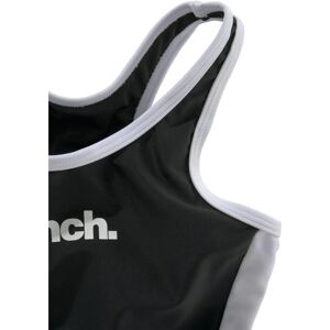 Børne badedragt BENCH Racerback - Sort-hvid børnebadetøj Børne badedragt BENCH Racerback - Sort-hvid børnebadetøj