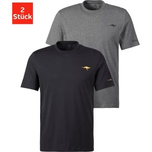 KANGAROOS M Grau Basic T-Shirt - Herren KANGAROOS M Grau Basic T-Shirt - Herren