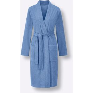 Feel Good Modell 52/54 Himmelblau Meliert Bademantel - Bademantel Feel Good Modell 52/54 Himmelblau Meliert Bademantel - Bademantel