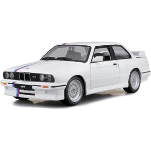 Bburago BMW M3 E30 1988 Hvid Modelbil - 1:24 Bburago BMW M3 E30 1988 Hvid Modelbil - 1:24