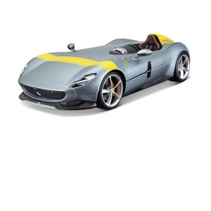 Bburago Ferrari Monza SP1 1:18 Modelo de Metal Plateado - Coche Bburago Ferrari Monza SP1 1:18 Modelo de Metal Plateado - Coche