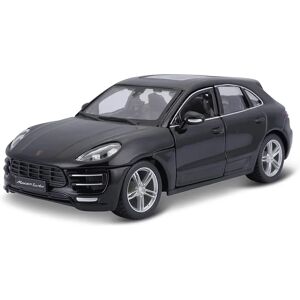 Burago Porsche Macan 1:24 diecast model - Zwart Burago Porsche Macan 1:24 diecast model - Zwart