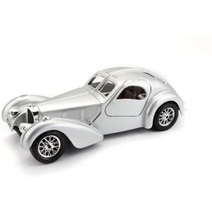 Modèle Bugatti Atlantic 1:24 en argent - Voiture en zamac Modèle Bugatti Atlantic 1:24 en argent - Voiture en zamac