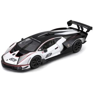Lamborghini Essenza SCV12 Supercar - 1/24 Model, White-Black Lamborghini Essenza SCV12 Supercar - 1/24 Model, White-Black