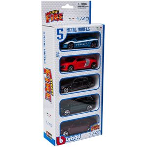 BBURAGO Auto Street Fire Kit de carro de modelo 1:43 BBURAGO Auto Street Fire Kit de carro de modelo 1:43