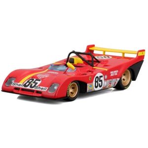 Bburago Ferrari 312 P 1972 1:43 Gietmodel - Rood - Sportwagen Bburago Ferrari 312 P 1972 1:43 Gietmodel - Rood - Sportwagen