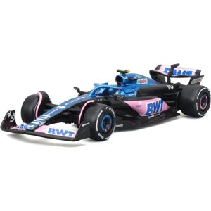 Modèle Alpine F1 A523 de Bburago - Bleu/Rose - Voiture en zamac - Publicité Modèle Alpine F1 A523 de Bburago - Bleu/Rose - Voiture en zamac - Publicité