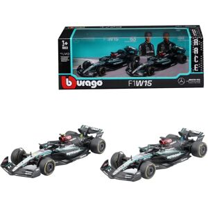 Bburago Mercedes AMG W15E '24 2er-Set - Modellauto Bburago Mercedes AMG W15E '24 2er-Set - Modellauto