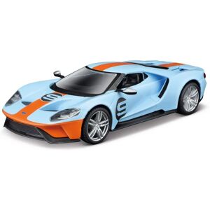 Model Ford GT v měřítku 1:32 od Bburago - Modrý/oranžový, 14cm Model Ford GT v měřítku 1:32 od Bburago - Modrý/oranžový, 14cm