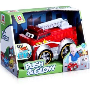 Bburago Brand New Fire Truck - Push & Glow - 16-89006 Bburago Brand New Fire Truck - Push & Glow - 16-89006