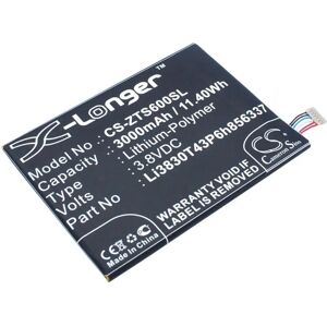 Batterie ZTE G719C Dual SIM - 3000 mAh, 3.8 V Batterie ZTE G719C Dual SIM - 3000 mAh, 3.8 V
