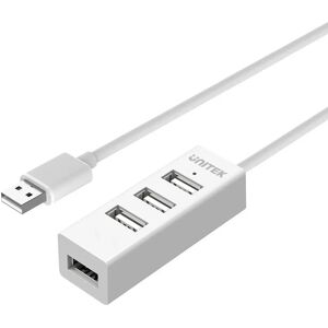 Unitek Y-2146 Hub USB 2.0 Blanc - 4 Ports Unitek Y-2146 Hub USB 2.0 Blanc - 4 Ports