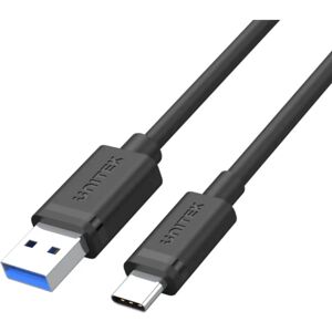 Unitek USB-C-zu-USB-A-Kabel - 0,25 m - Schwarz Unitek USB-C-zu-USB-A-Kabel - 0,25 m - Schwarz