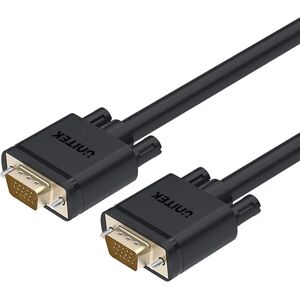 Cavo VGA Unitek Y-C505G - 5m - Supporta 1080p - Nero Cavo VGA Unitek Y-C505G - 5m - Supporta 1080p - Nero