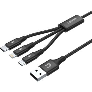 Unitek C14049BK USB-kabel - 1,2 m - USB 2.0 - Svart Unitek C14049BK USB-kabel - 1,2 m - USB 2.0 - Svart
