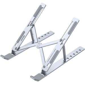 Unitek OT155SL Laptopständer - Klappbar, Aluminium, Silber - Notebook-Ständer Unitek OT155SL Laptopständer - Klappbar, Aluminium, Silber - Notebook-Ständer