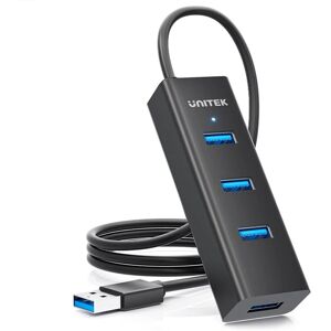 Unitek Y-3089V01 Hub USB 4 Puertos - Negro Unitek Y-3089V01 Hub USB 4 Puertos - Negro