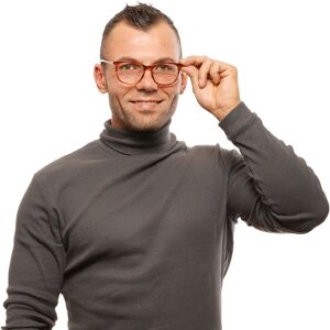 Ted Baker Archer Cognac Horn Glasses Frames - Unisex - 52mm Ted Baker Archer Cognac Horn Glasses Frames - Unisex - 52mm