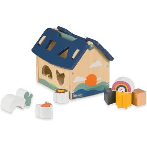Hauck Casa in Legno con Forme - Motricità Fine - Gioco Educativo - 12M+ Hauck Casa in Legno con Forme - Motricità Fine - Gioco Educativo - 12M+