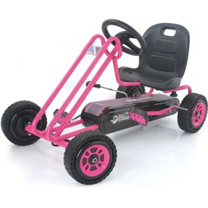 Hauck Lightning Go Kart Pink - Sportief en Licht voor Kinderen 4-8 Hauck Lightning Go Kart Pink - Sportief en Licht voor Kinderen 4-8