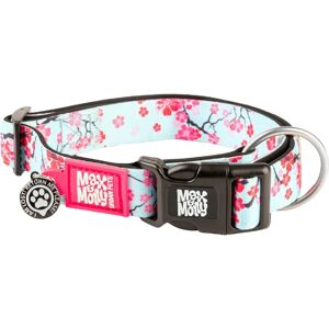 Max & Molly Cherry Bloom Collar - M - Identification Tag Max & Molly Cherry Bloom Collar - M - Identification Tag