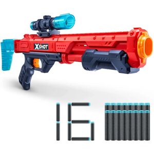 Arme Jouet X-Shot Hawk Eye - Jusqu'à 27m - 16 Munitions - Publicité Arme Jouet X-Shot Hawk Eye - Jusqu'à 27m - 16 Munitions - Publicité