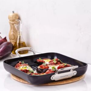 GreenPan Barcelona Pro Ceramic Square Grill Pan - 28cm GreenPan Barcelona Pro Ceramic Square Grill Pan - 28cm