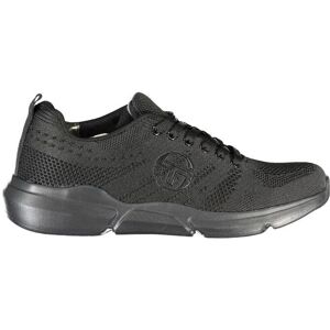 Baskets noires Sergio Tacchini STRADA - Chaussures de sport décontractées - Publicité Baskets noires Sergio Tacchini STRADA - Chaussures de sport décontractées - Publicité