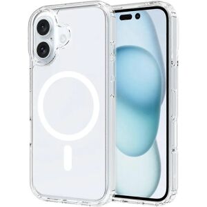 Gennemsigtig MagSafe telefoncover til iPhone 16 Plus - Beskyttelse Gennemsigtig MagSafe telefoncover til iPhone 16 Plus - Beskyttelse