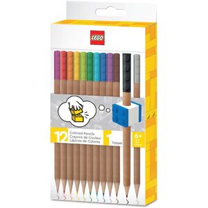 LEGO 12 Pack Colored Pencils with Brick Topper - Colored Pencils LEGO 12 Pack Colored Pencils with Brick Topper - Colored Pencils