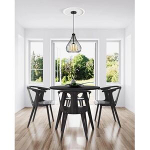Westinghouse Pendant Light - Black Cage Opal Glass - Suspension Lighting Westinghouse Pendant Light - Black Cage Opal Glass - Suspension Lighting