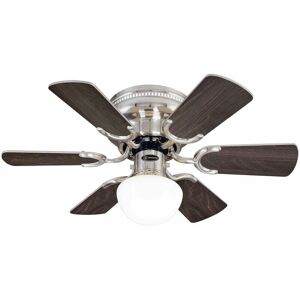 Westinghouse Ceiling Fan Petite - Reversible blades, 76cm, Brushed nickel - Ceiling Fan Westinghouse Ceiling Fan Petite - Reversible blades, 76cm, Brushed nickel - Ceiling Fan