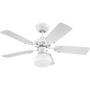 Westinghouse White Ceiling Fan Princess Radiance II with Light - Ceiling Fan Westinghouse White Ceiling Fan Princess Radiance II with Light - Ceiling Fan